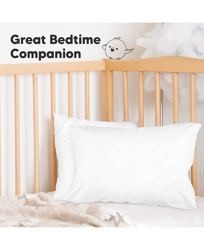KeaBabies Toddler Pillowcase for 14X20 Pillow, Organic Pillow Case, Travel Pillow Case Cover