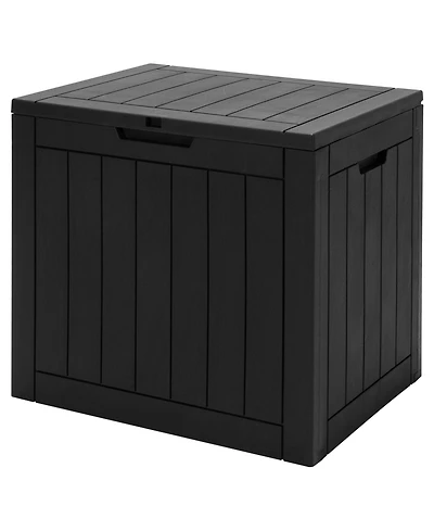 Slickblue 30 Gallon Deck Box Storage Container Seating Tools