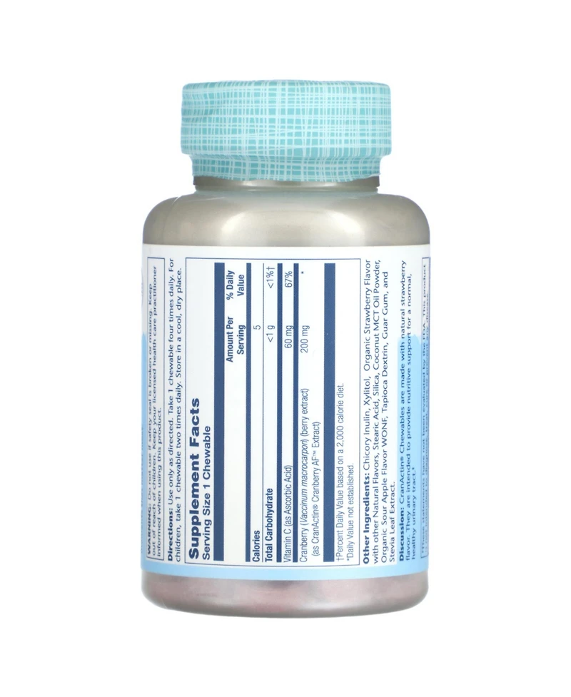 Solaray CranActin Chewables 200 mg