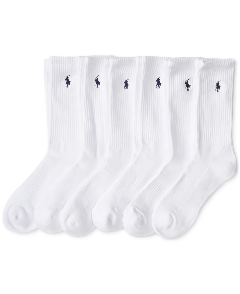 Polo Ralph Lauren Men's 6-Pk. Performance Sport Crew Socks