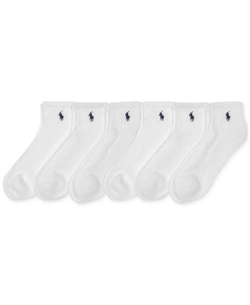 Polo Ralph Lauren Men's 6-Pk. Performance Sport Quarter Socks