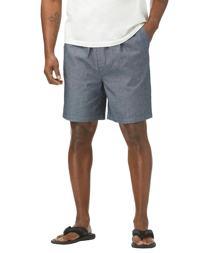 KingSize Big & Tall Pull-On Knockarounds Chambray Shorts