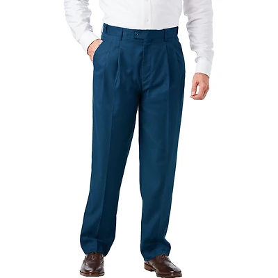 KingSize Big & Tall Easy Movement Pleat-Front Expandable Dress Pants
