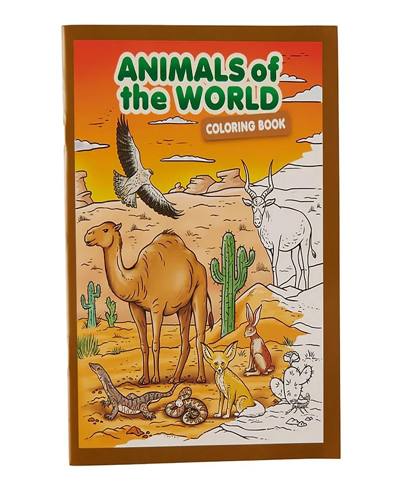 Montrose Colors Three Little Twigs Animals Of The World Coloring Books Bundle