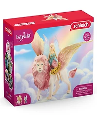 Schleich Bayala Fairy In Flight On Winged Lion Playset