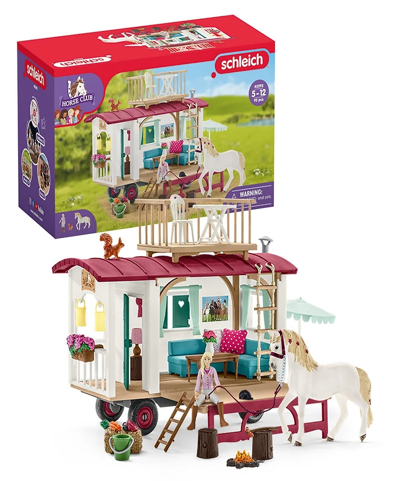Schleich Horse Club Caravan For Secret Club Meetings Playset