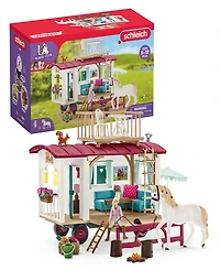 Schleich Horse Club Caravan For Secret Club Meetings Playset