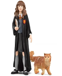 Schleich Wizarding World of Harry Potter 2-Piece Set: Hermoine Crookshanks Figurines