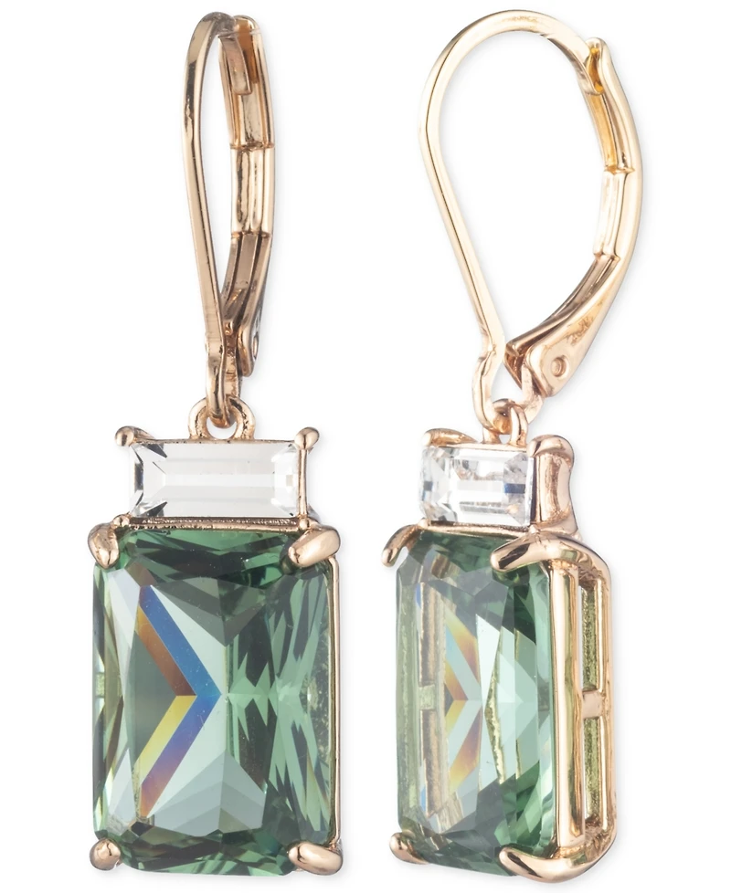 Lauren Ralph Lauren Gold-Tone Stone Drop Earrings