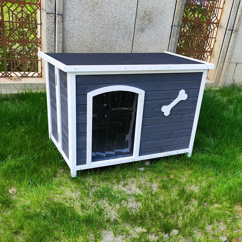 Streamdale Easy Assembly Wooden Dog House for Outdoor Use