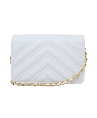 Bebe Rain Leather Crossbody Bag