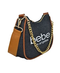 Bebe Rian Denim Crossbody with Coin Purse