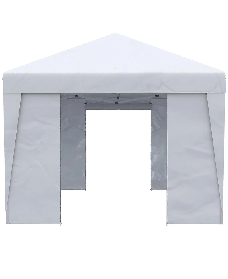 Spacious Pop-Up Instant Shade Canopy with Custom Height Adjustments