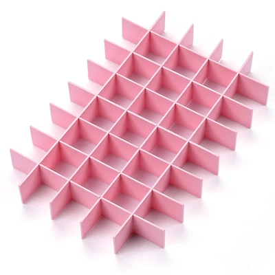 Byootique Nail Polish Adjustable Diy Divider for Manicure Table Drawer 11 Packs