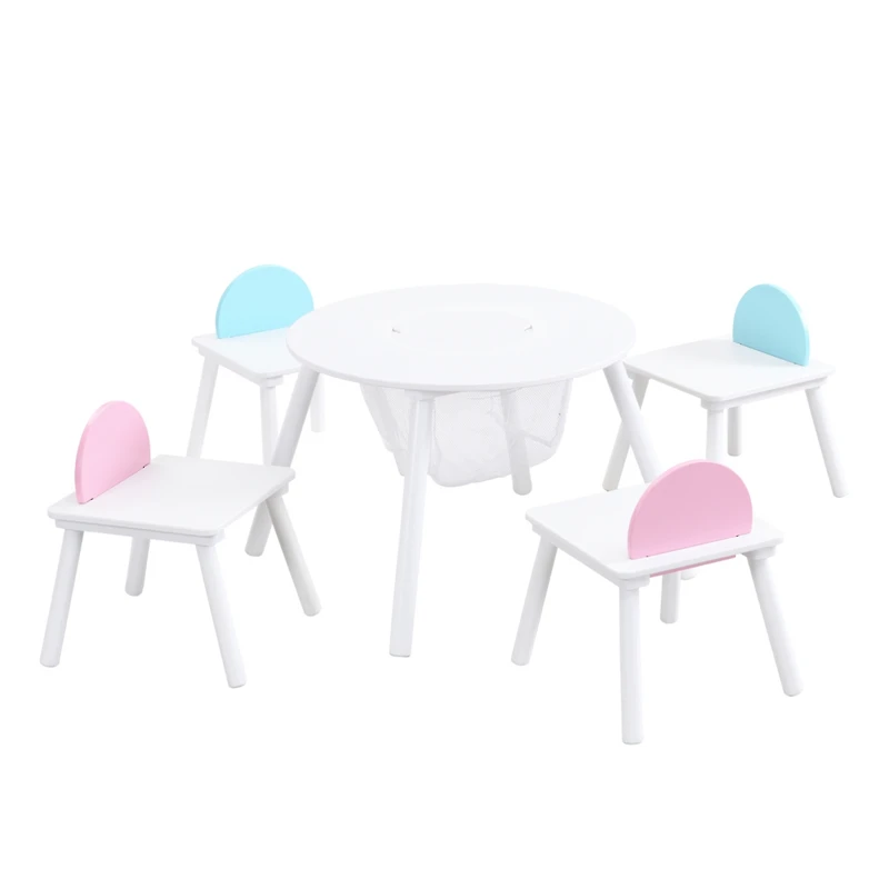 Streamdale Furniture Children's Panel Table With 4 Chairs