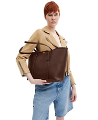 Coach Legacy Medium Pebble Leather Tote Bag