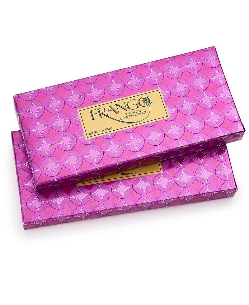 Frango Chocolates 2 Pack Holiday 1 Lb Wrapped Box of Raspberry Dark Chocolates, Created for Macy's