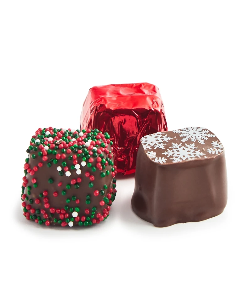 Frango Chocolates Holiday Decorated Milk Mint Box of Chocolates, 25 Piece