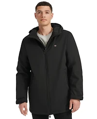 Champion Men's Performance Hooded, Faux Sherpa-Lined Peacoat Jacket