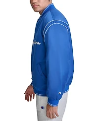 Champion Men's Varsity Logo Bomber Jacket