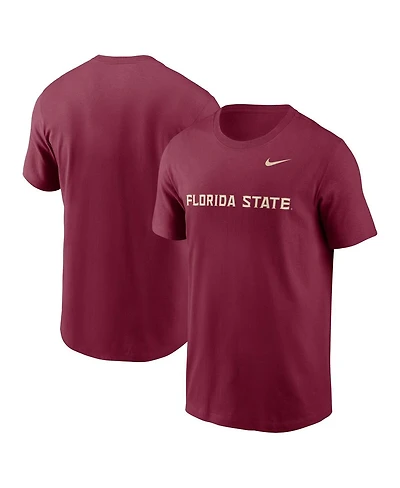 Nike Men's Garnet Florida State Seminoles Primetime Evergreen Wordmark T-Shirt