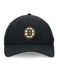 Fanatics Signature Men's Black Boston Bruins Front Office Ripstop Adjustable Hat