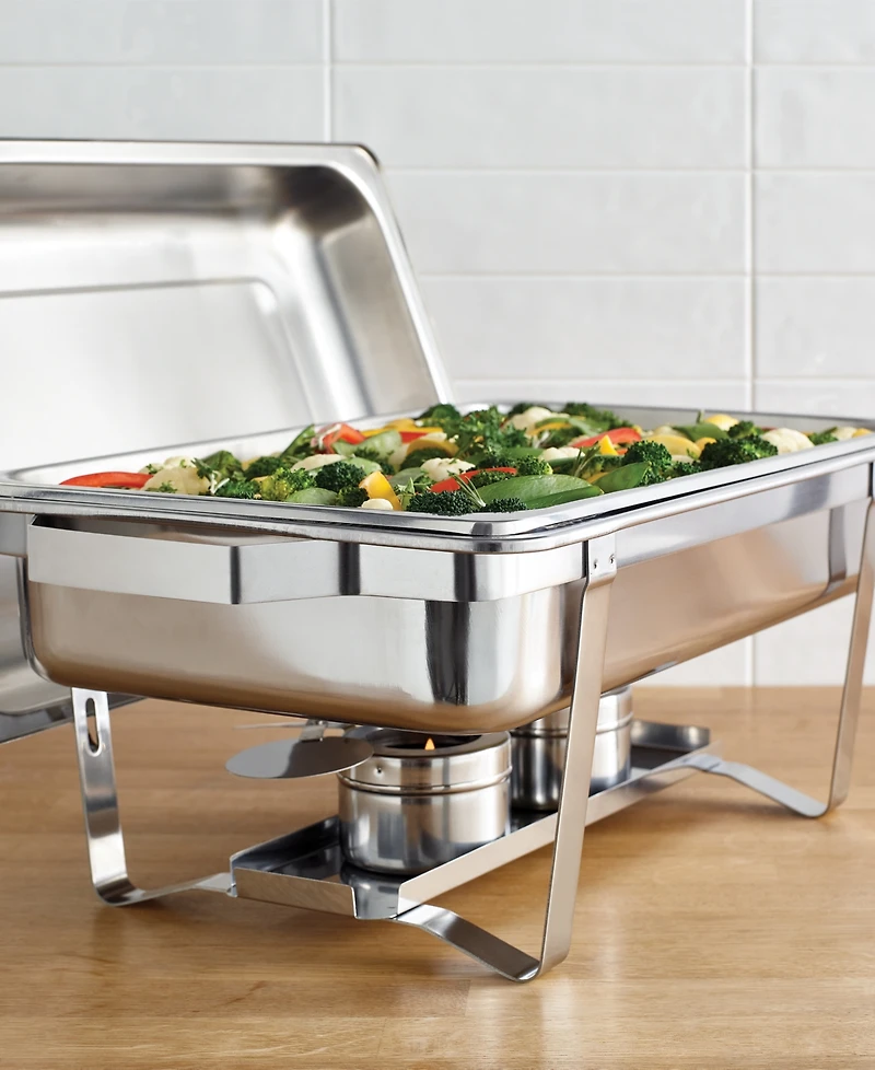 Celebrations by Denmark 9.5 Qt. Stainless Steel Rectangular Chafing Dish