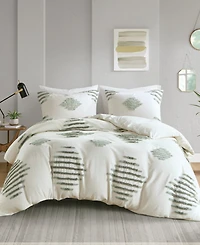 Ink+Ivy Tahli Tufted Chenille 3-Pc. Duvet Cover Set, King/California King