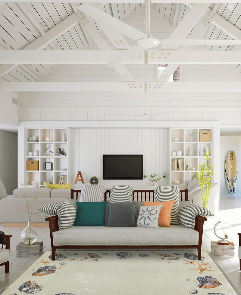 Dalyn Seabreeze Washable SZ9 5'x7'6 Area Rug