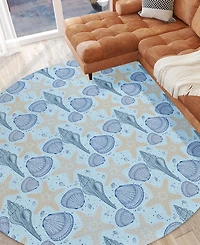 Dalyn Seabreeze Washable SZ4 8'x8' Round Area Rug