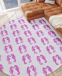 Dalyn Seabreeze Washable SZ15 8'x8' Round Area Rug