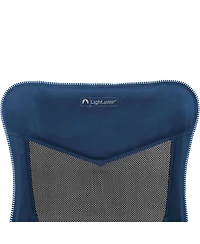 Lightspeed Outdoors Tall Swivel Camp Chair, Blue, 1