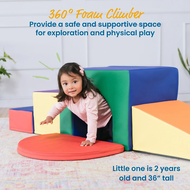ECR4Kids SoftZone Single Tunnel Maze, Assorted