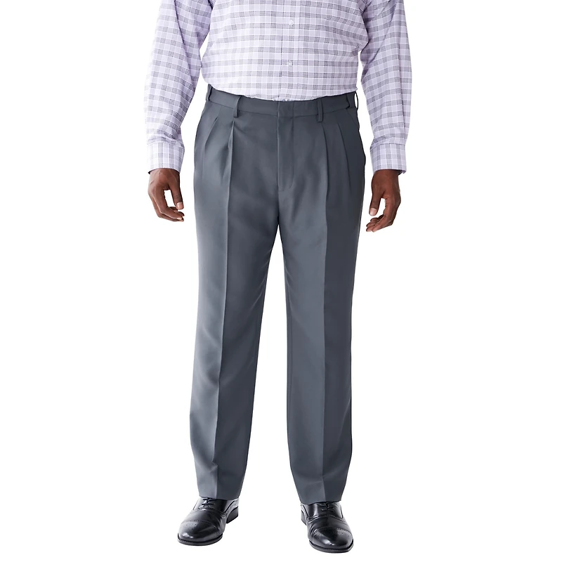 KingSize Big & Tall Easy Movement Pleat-Front Expandable Dress Pants