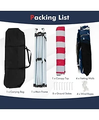 Slickblue 10 x 10 Feet Pop-up Canopy Tent Gazebo Canopy for Outdoor