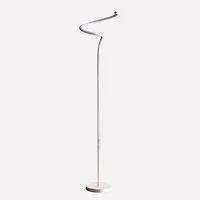 Streamdale Matte White Curvilinear Floor Lamp
