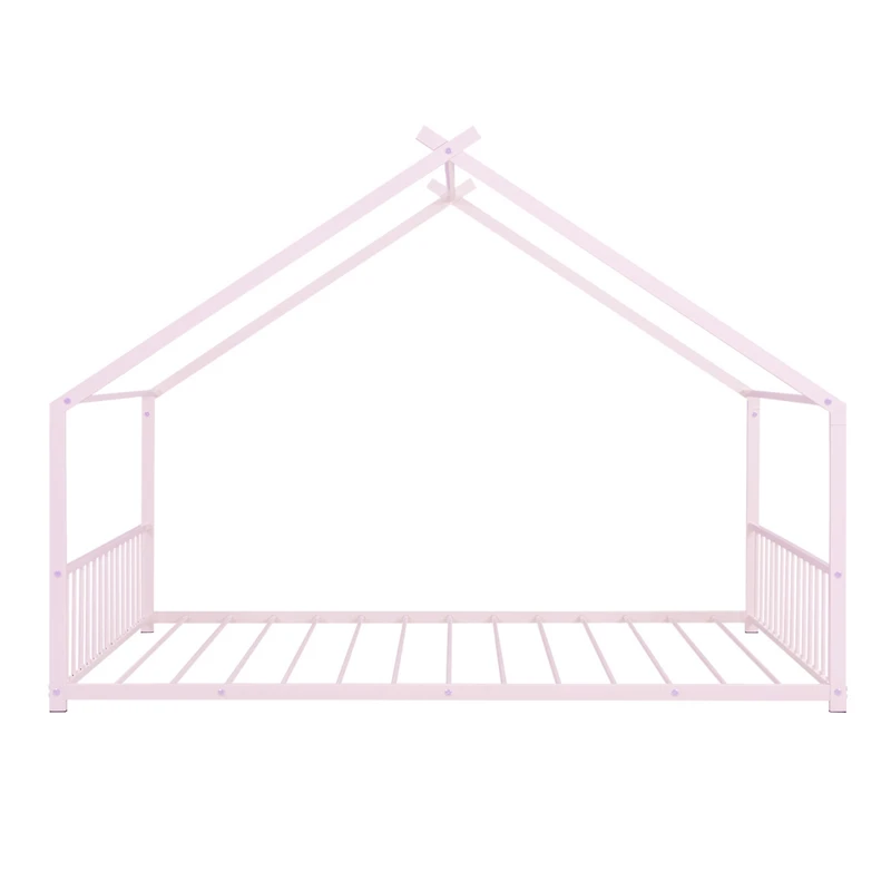 Streamdale Full Metal House Bed, White