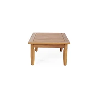 Streamdale Acacia Wood Sofa Chat Set with Cushions