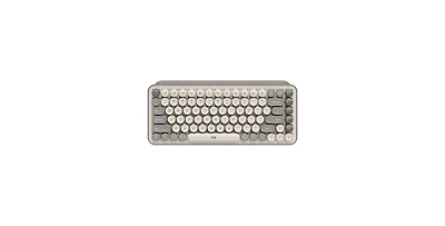 Logitech Pop Keys Wireless Mechanical Keyboard with Emoji Keys (Mist)