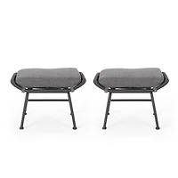 Streamdale Boho Rattan Ottoman Set Comfort & Style Outdoors