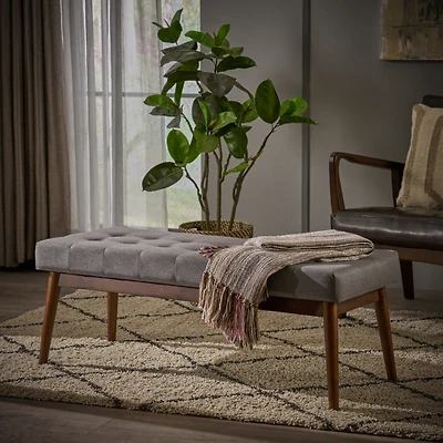 Simplie Fun Mid-Century Tufted Ottoman Style and Comfort Combined