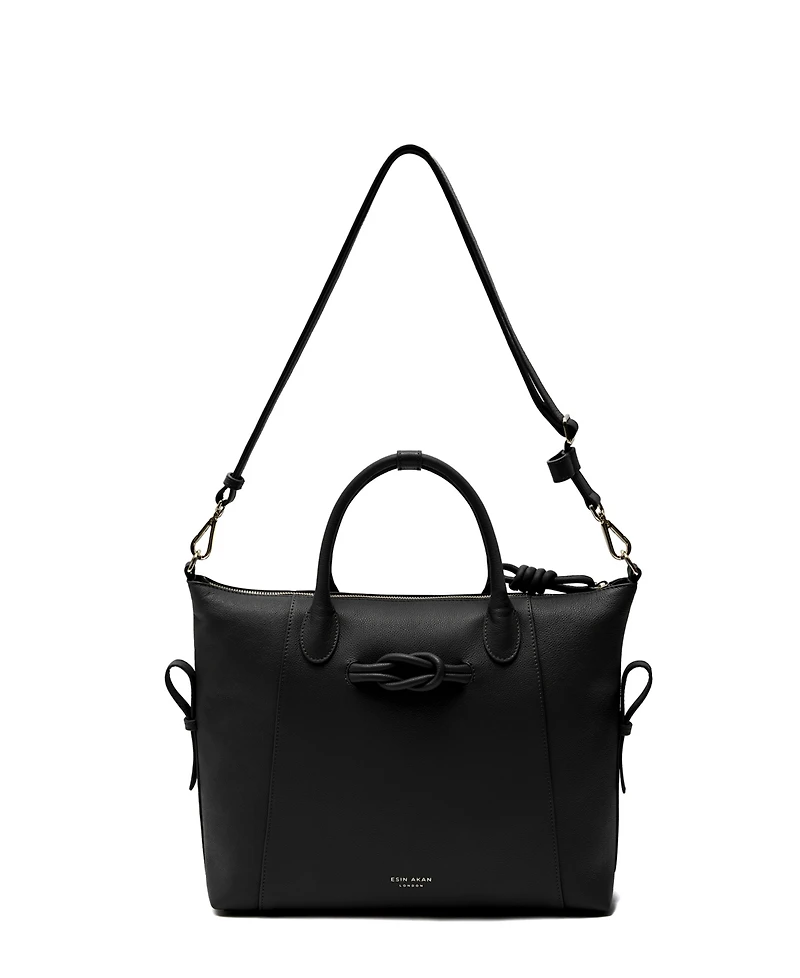Esin Akan Wimbledon Large Leather Backpack Tote