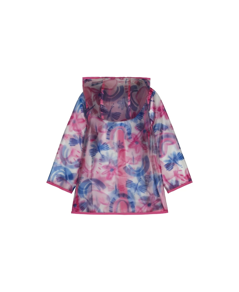 Carter's Toddler Girls Hooded Water-Resistant Printed Raincoat