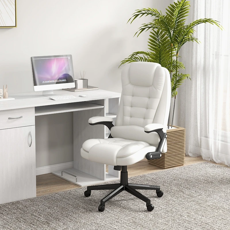 Homcom High-Back Vibration Massage Chair