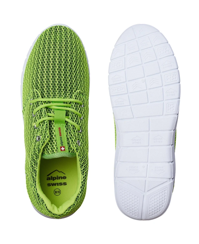 Alpine Swiss Men's Kilian Walking Shoes | Breathable Mesh Running Lightweight Fashion Sneakers Athletic Tennis Trainers