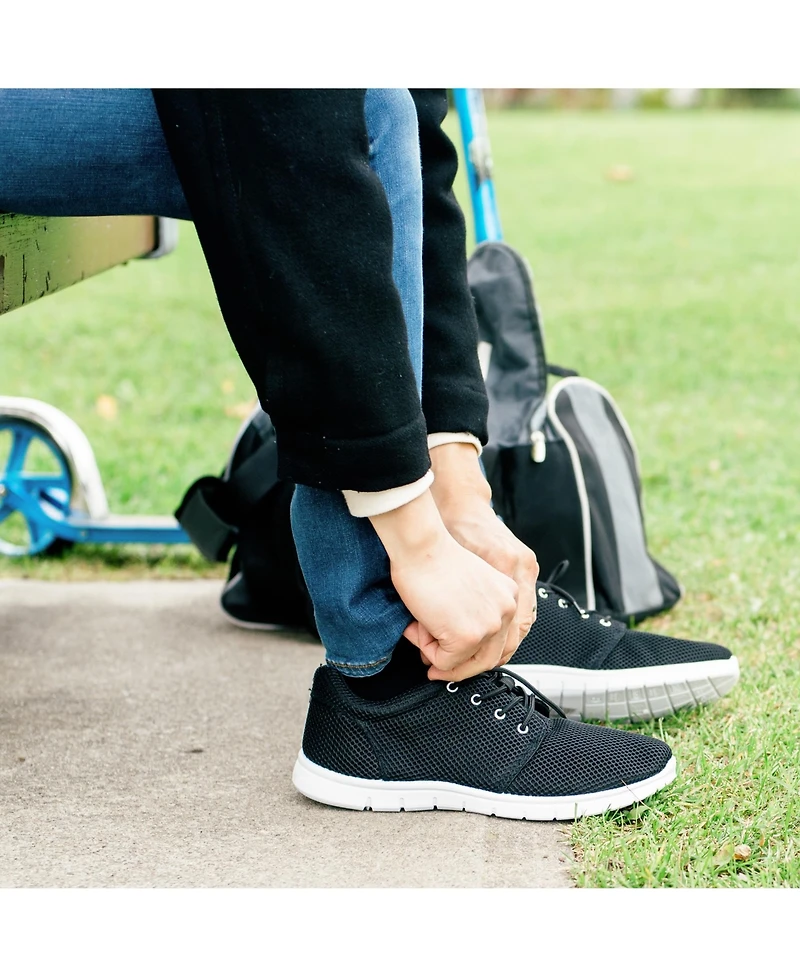 Alpine Swiss Men's Kilian Walking Shoes | Breathable Mesh Running Lightweight Fashion Sneakers Athletic Tennis Trainers