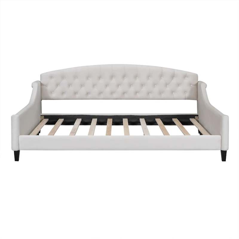 Streamdale Modern Luxury Tufted Button Daybed, Full