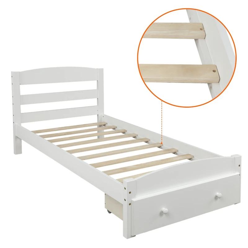 Streamdale Twin Storage Platform Bed Frame