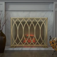 Streamdale Gold Overlap Fire Screen