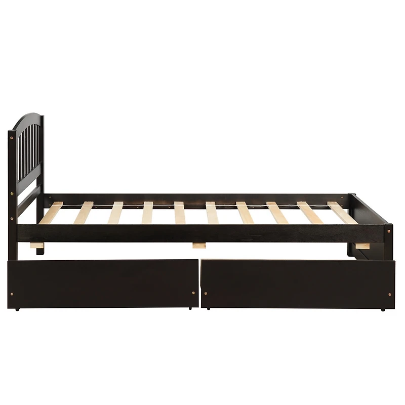 Streamdale Twin Platform Bed With Two Drawers